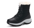Damen Winterstiefel mit Schnürverschluss und kuscheligem Innenfutter - 1 - Annoboutique
