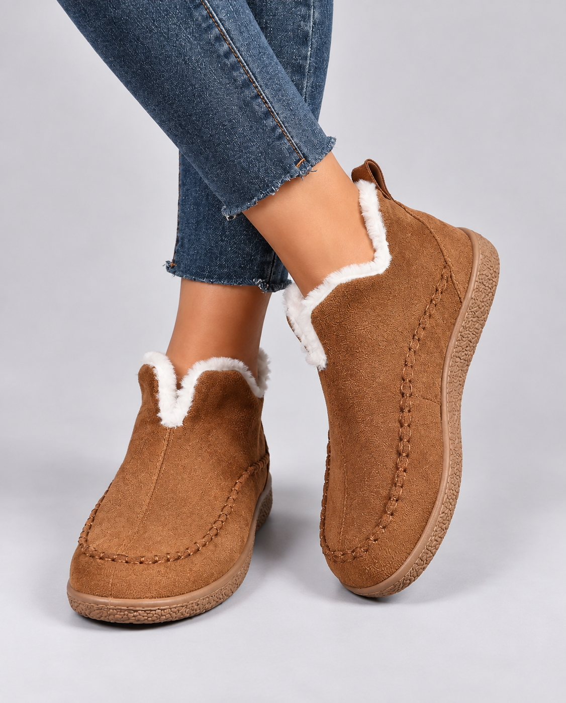Damen Slipper mit kuscheligem Innenfutter und bequemer Passform - 2 - Annoboutique