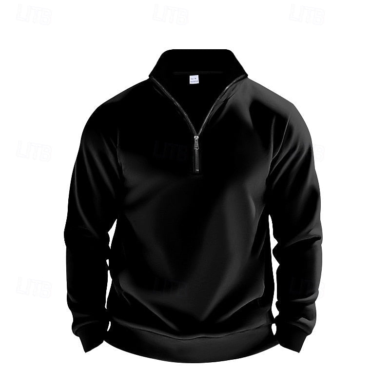 Pullover Damen mit Stehkragen und Reißverschluss - 5 - Annoboutique