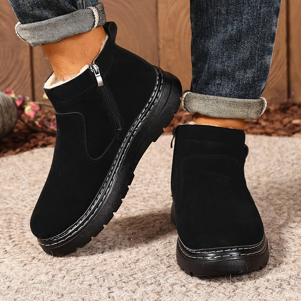 Stiefeletten Damen mit Reißverschluss und kuscheligem Innenfutter - 6 - Annoboutique