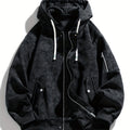 Modische Damenjacke mit Kapuze und praktischen Taschen - 1 - Annoboutique