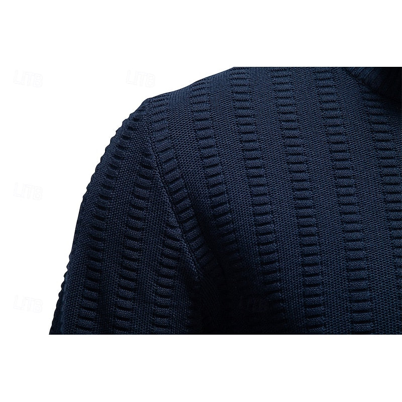 Eleganter Pullover Damen mit Stehkragen und Reißverschluss - 14 - Annoboutique