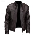 Damen Bikerjacke mit Stehkragen und Reißverschlusstaschen - 1 - Annoboutique