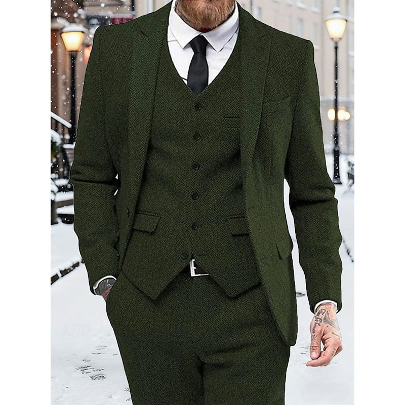Eleganter Herrenanzug Damen mit Weste und Blazer in klassischem Design - 1 - Annoboutique