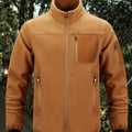 Fleecejacke Herren mit hohem Kragen und praktischen Taschen - 1 - Annoboutique