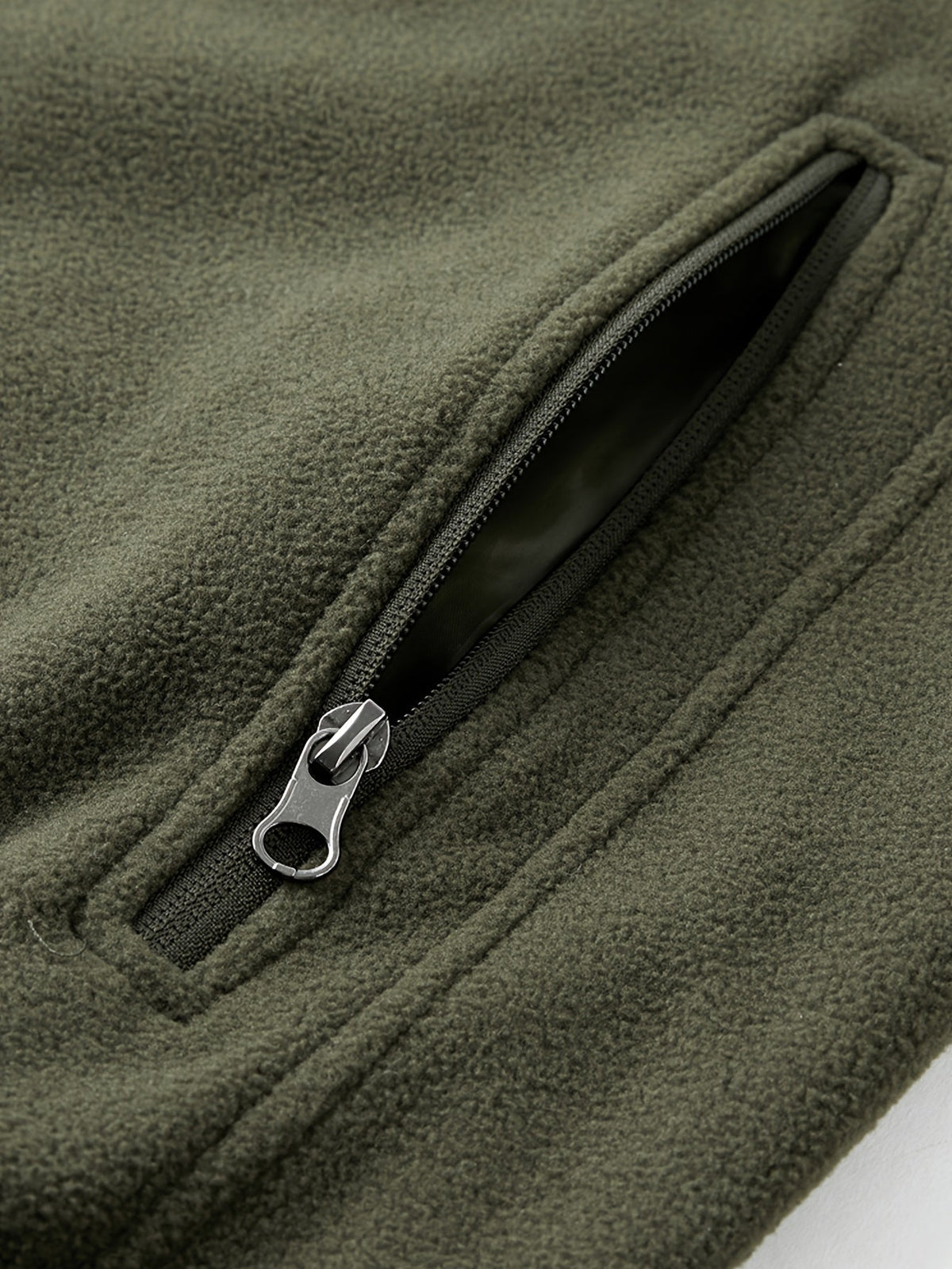 Fleecejacke Herren mit hohem Kragen und praktischen Taschen - 13 - Annoboutique