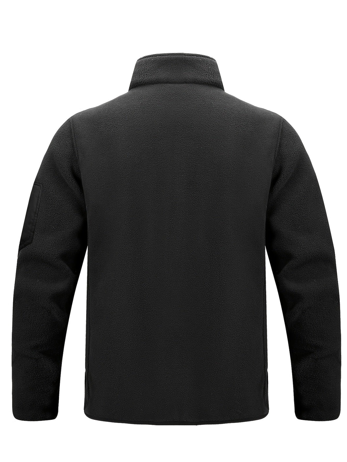 Fleecejacke Herren mit hohem Kragen und praktischen Taschen - 15 - Annoboutique