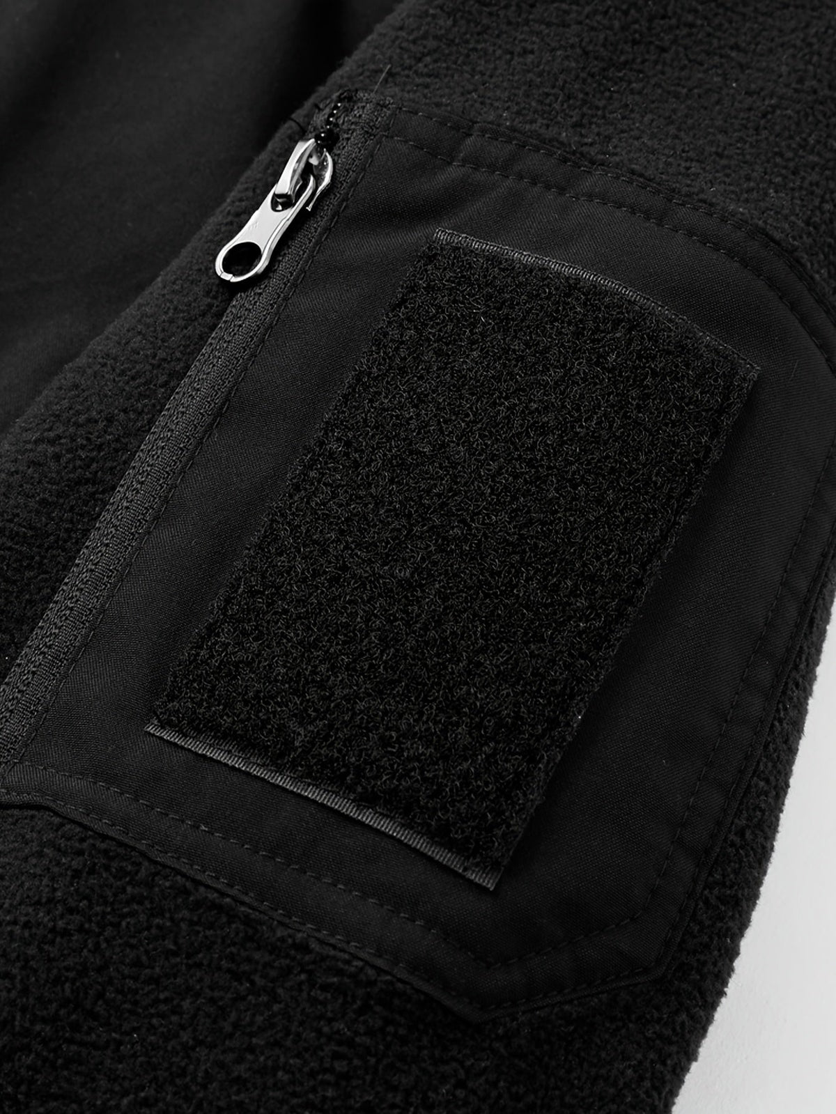 Fleecejacke Herren mit hohem Kragen und praktischen Taschen - 18 - Annoboutique