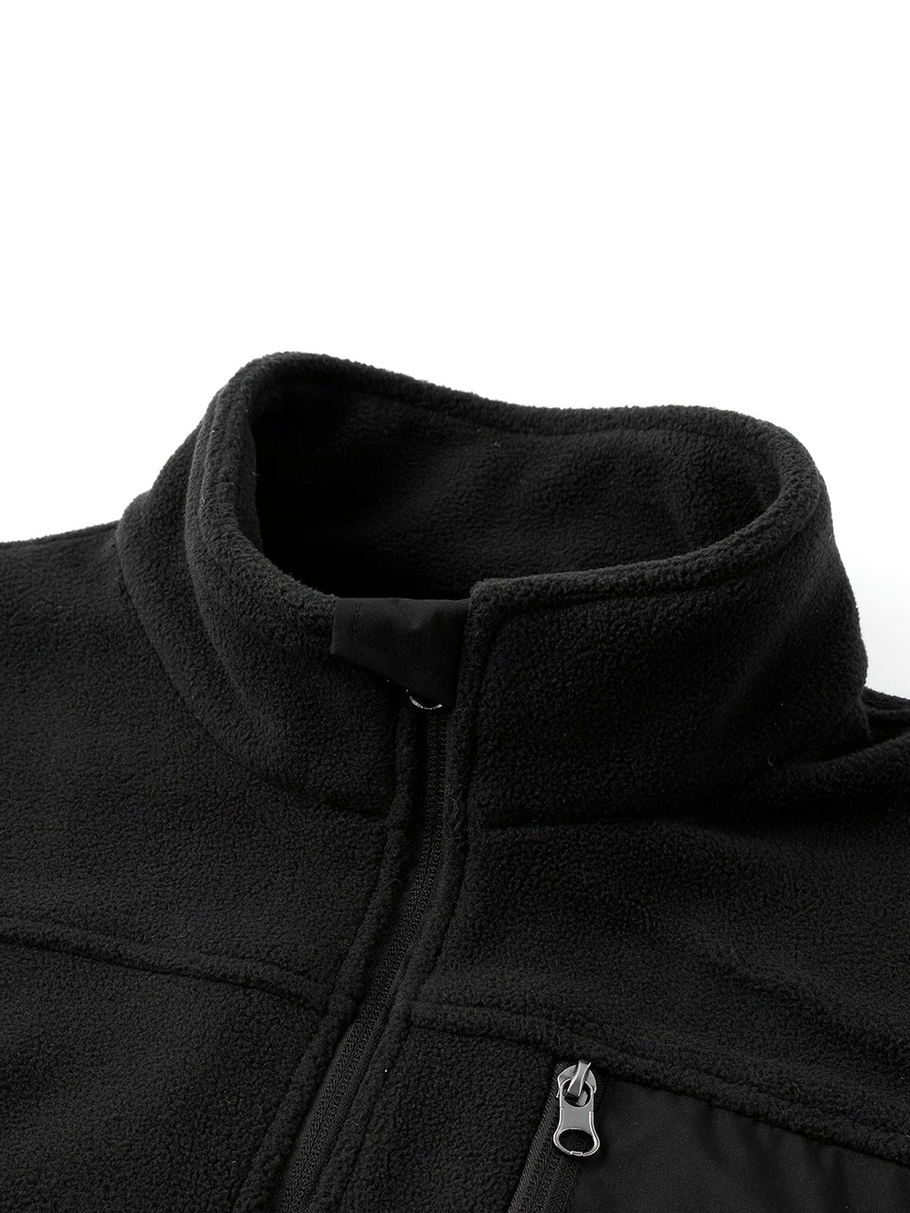 Fleecejacke Herren mit hohem Kragen und praktischen Taschen - 19 - Annoboutique