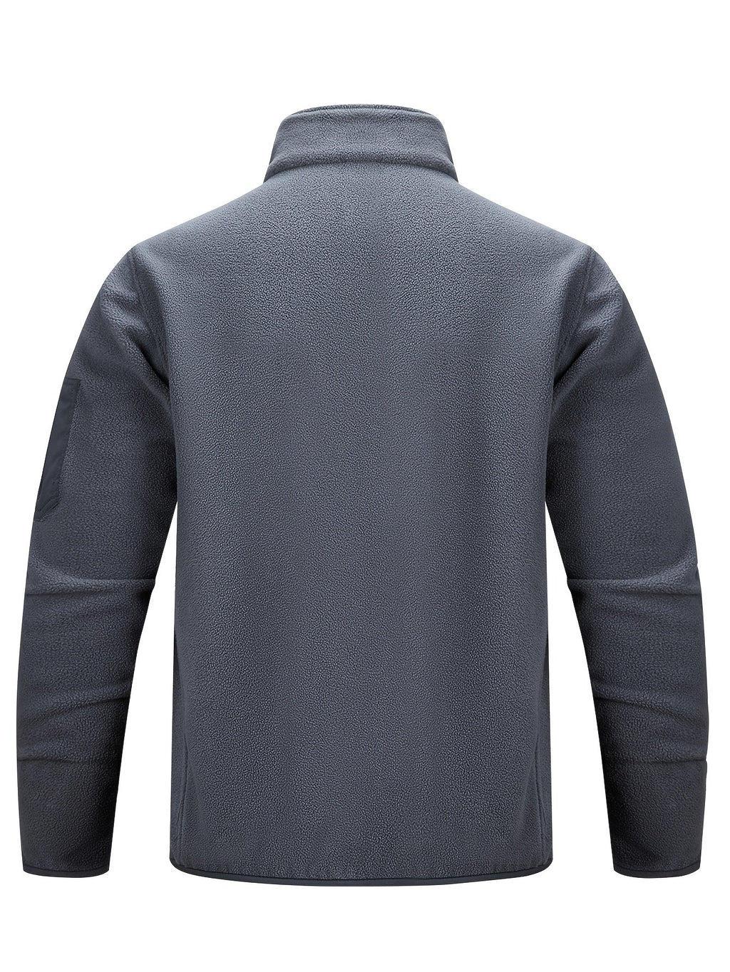 Fleecejacke Herren mit hohem Kragen und praktischen Taschen - 27 - Annoboutique