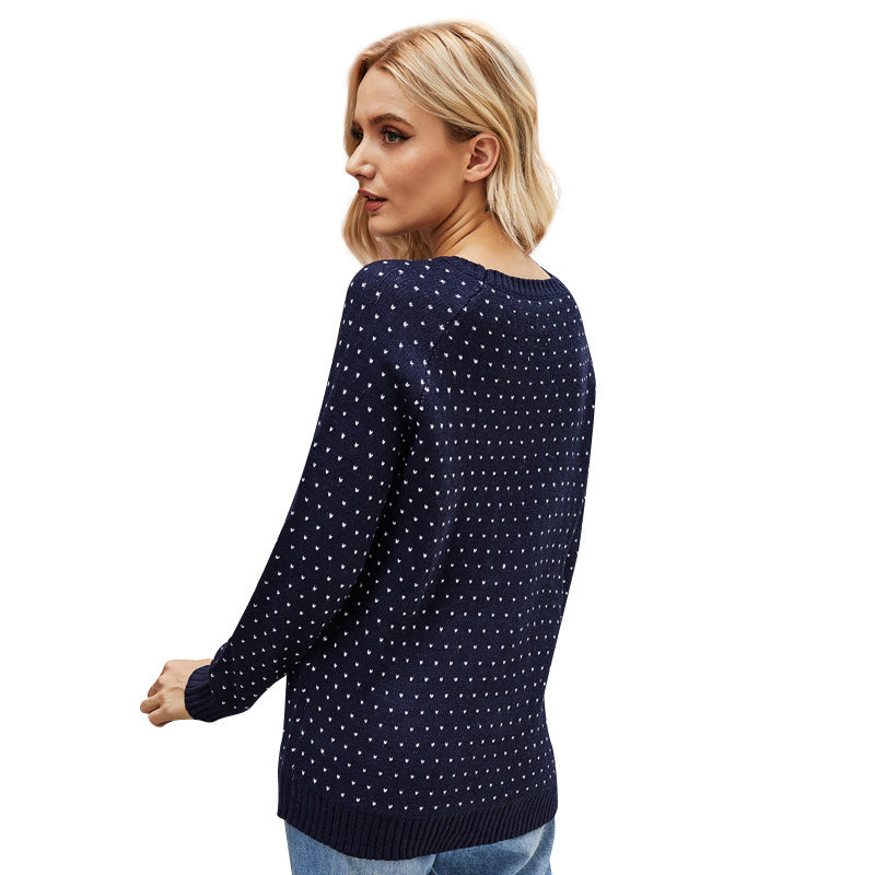 Damen Pullover mit Schneemann-Motiv und Rundkragen – gemütliche Passform - 5 - Annoboutique