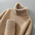 Pullover Damen mit Rollkragen und lässigem Schnitt in sanften Farben - 1 - Annoboutique