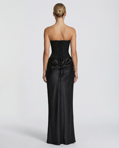 Abendkleid Damen mit figurbetontem Schnitt und schickem Herzausschnitt - 2 - Annoboutique