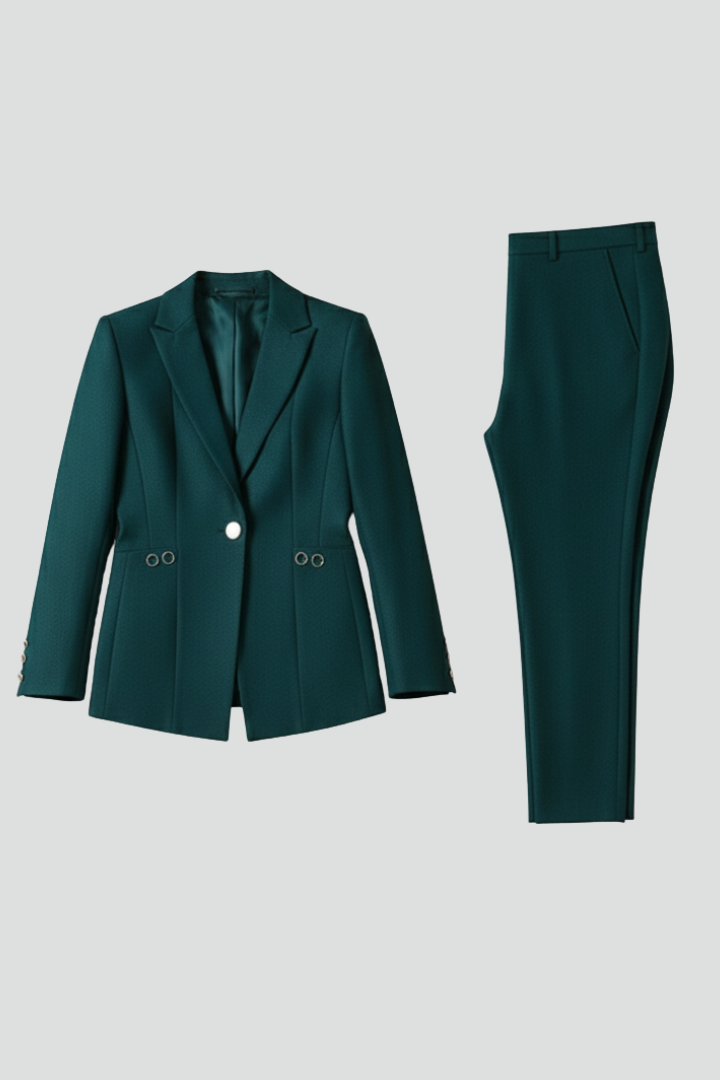 Blazer Set Damen mit tailliertem Schnitt und eleganten Details - 1 - Annoboutique