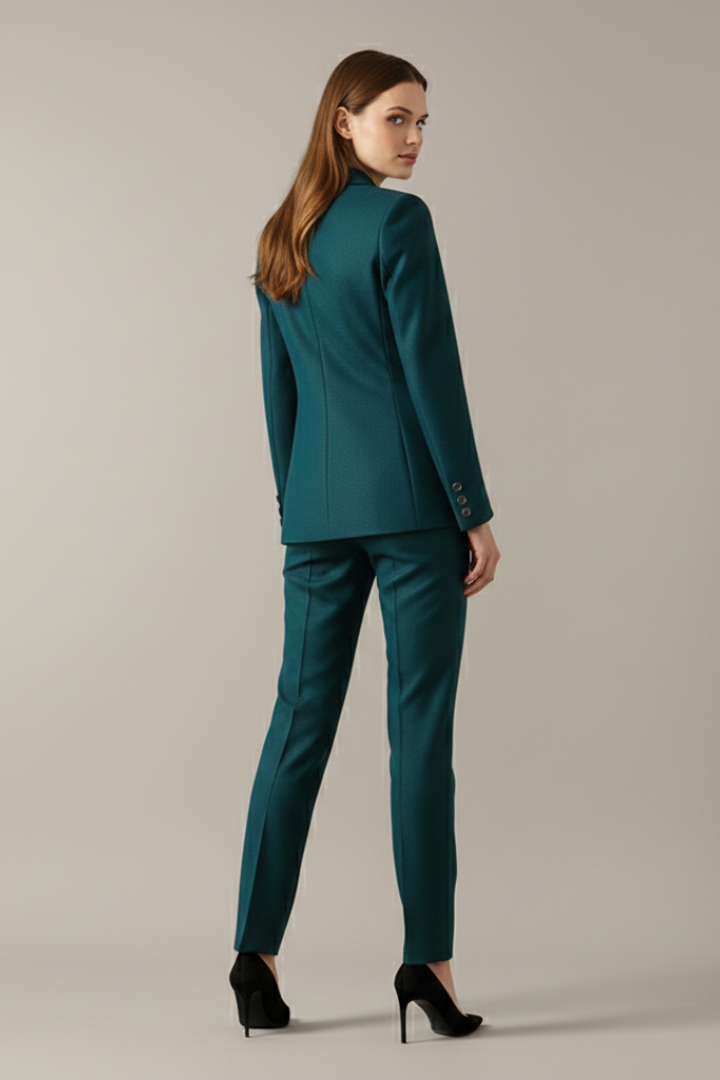 Blazer Set Damen mit tailliertem Schnitt und eleganten Details - 4 - Annoboutique