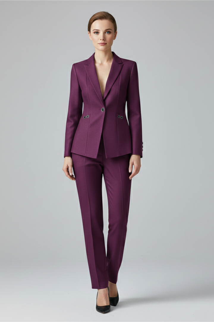 Blazer Set Damen mit tailliertem Schnitt und eleganten Details - 7 - Annoboutique