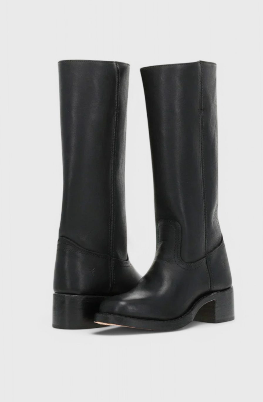 Kniehohe Stiefel Damen mit Blockabsatz und eleganter Form - 3 - Annoboutique