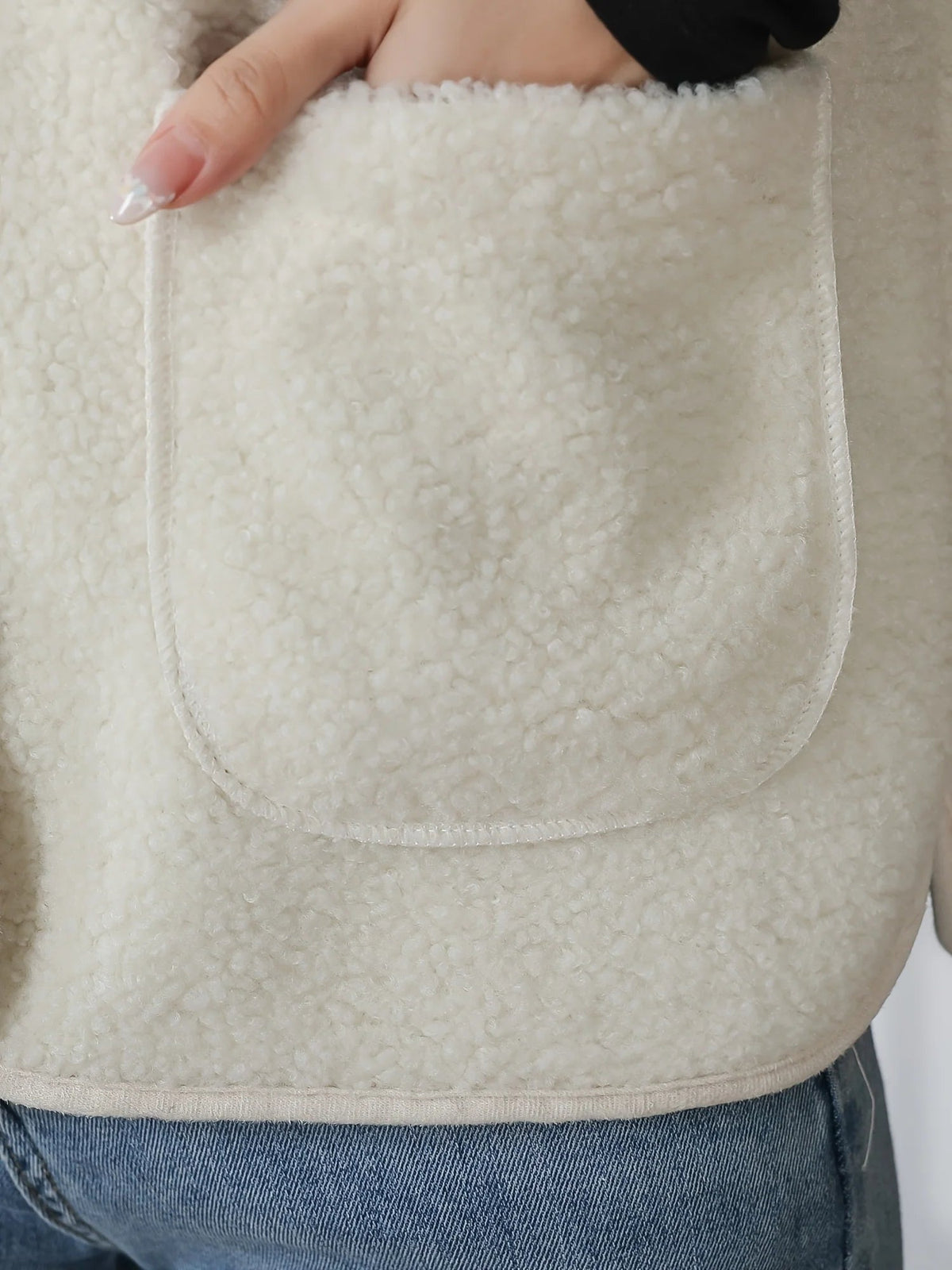 Weste Damen ärmellos mit Knopfleiste und praktischen Taschen - 4 - Annoboutique