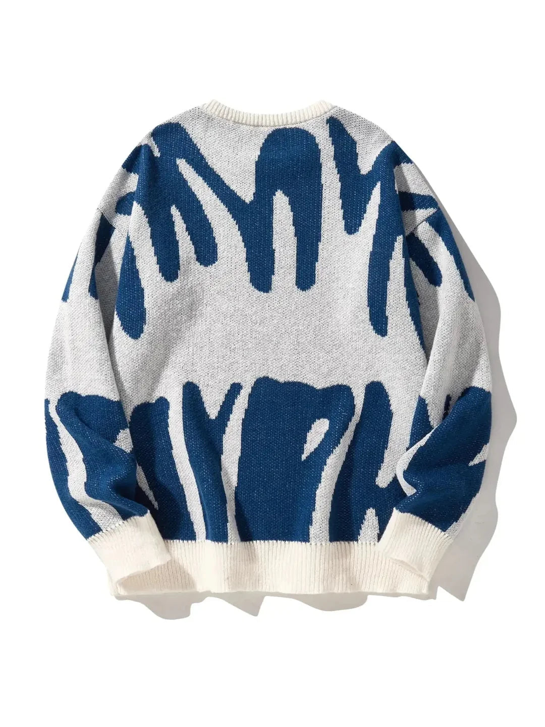 Pullover Damen mit modernem grafischen Design und lässigem Schnitt - 3 - Annoboutique