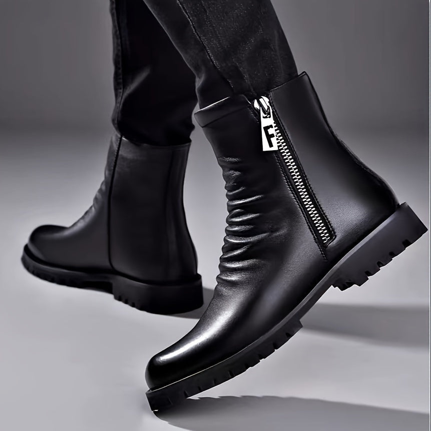 Stiefeletten Damen mit Reißverschluss und rutschfester Sohle - 4 - Annoboutique