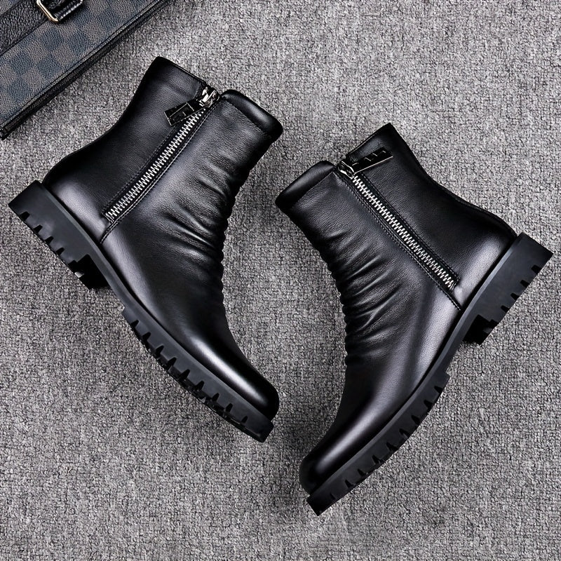 Stiefeletten Damen mit Reißverschluss und rutschfester Sohle - 5 - Annoboutique