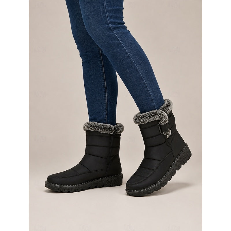 Damen Boots mit kuscheligem Fleece und rutschfester Sohle - 5 - Annoboutique