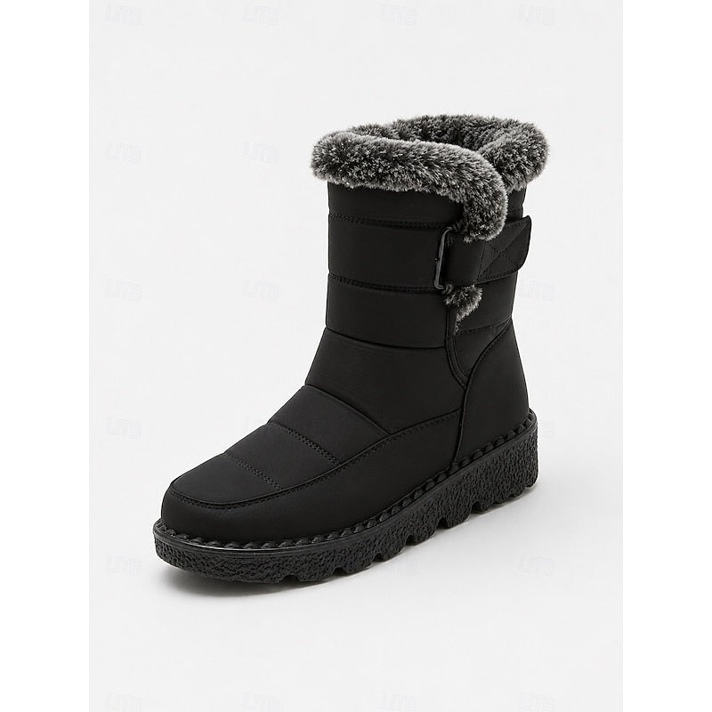 Damen Boots mit kuscheligem Fleece und rutschfester Sohle - 6 - Annoboutique