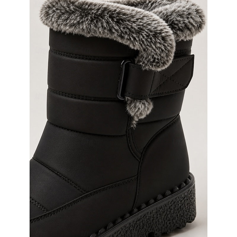 Damen Boots mit kuscheligem Fleece und rutschfester Sohle - 7 - Annoboutique
