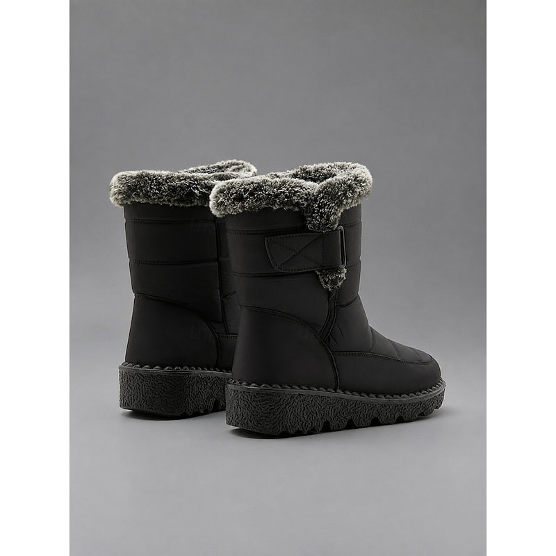 Damen Boots mit kuscheligem Fleece und rutschfester Sohle - 9 - Annoboutique
