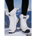 Damen Winterstiefel mit hohem Schaft und Schnürverschluss – bequem und warm - 1 - Annoboutique