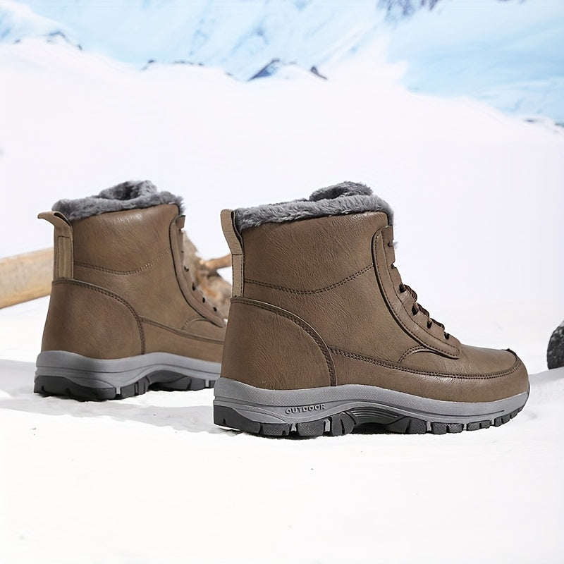 Damen Boots mit hohem Schaft und kuscheligem Innenfutter - 5 - Annoboutique