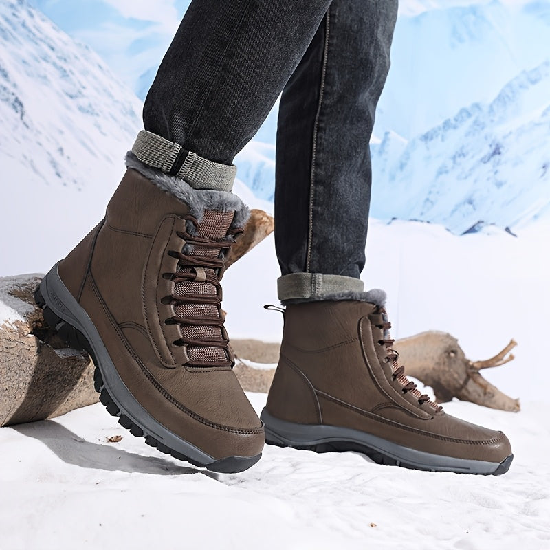 Damen Boots mit hohem Schaft und kuscheligem Innenfutter - 6 - Annoboutique