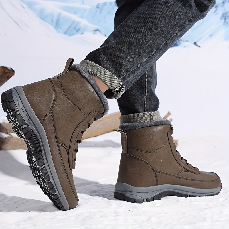 Damen Boots mit hohem Schaft und kuscheligem Innenfutter - 10 - Annoboutique