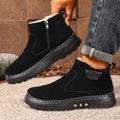 Damen Ankle Boots mit Reißverschluss und kuscheligem Innenfutter - 1 - Annoboutique