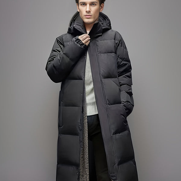 Damen Wintermantel mit Kapuze und taillierter Silhouette - 1 - Annoboutique