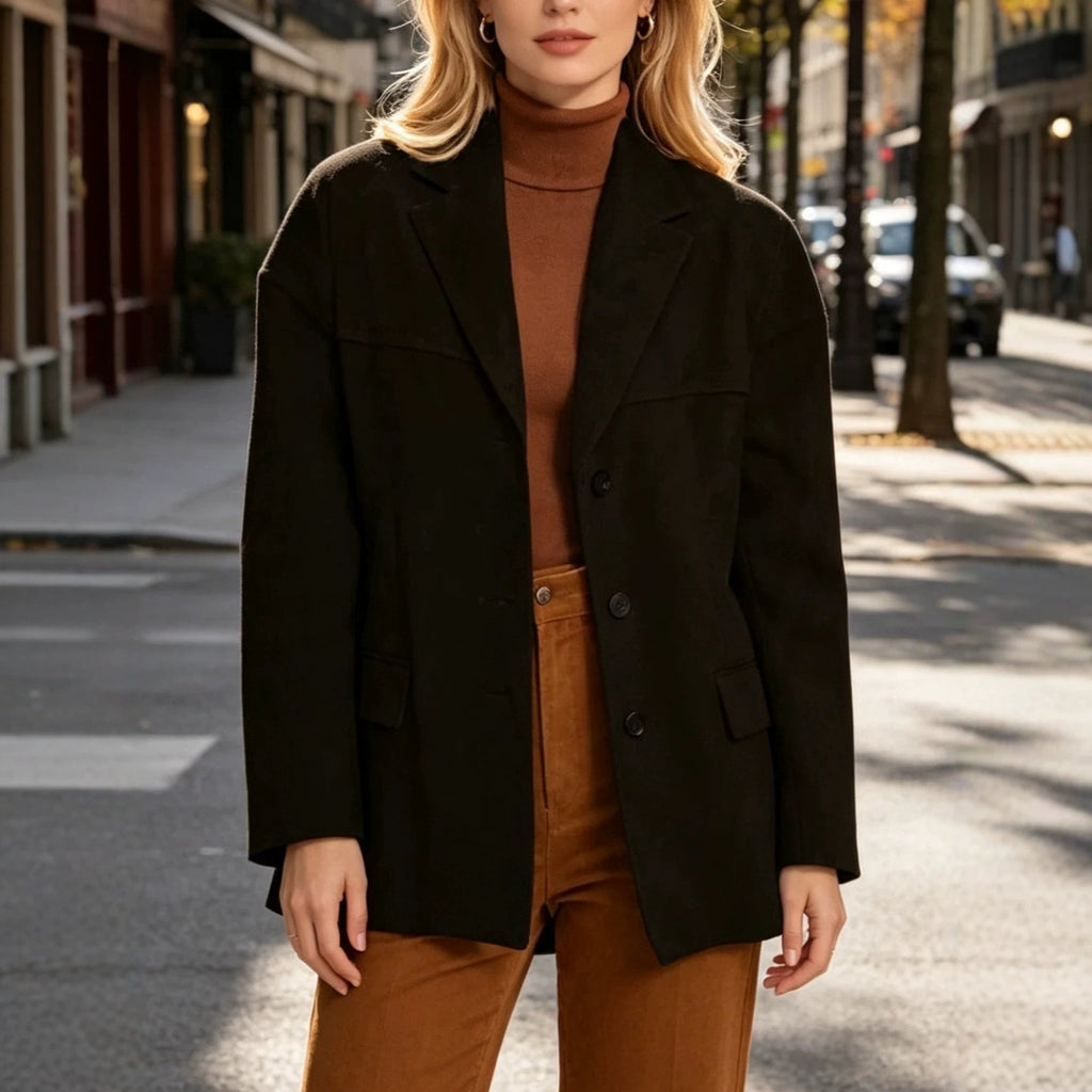 Blazer Damen mit lässiger Passform und Reverskragen - 3 - Annoboutique