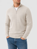 Pullover Damen mit Halbzip und figurbetontem Design - 1 - Annoboutique