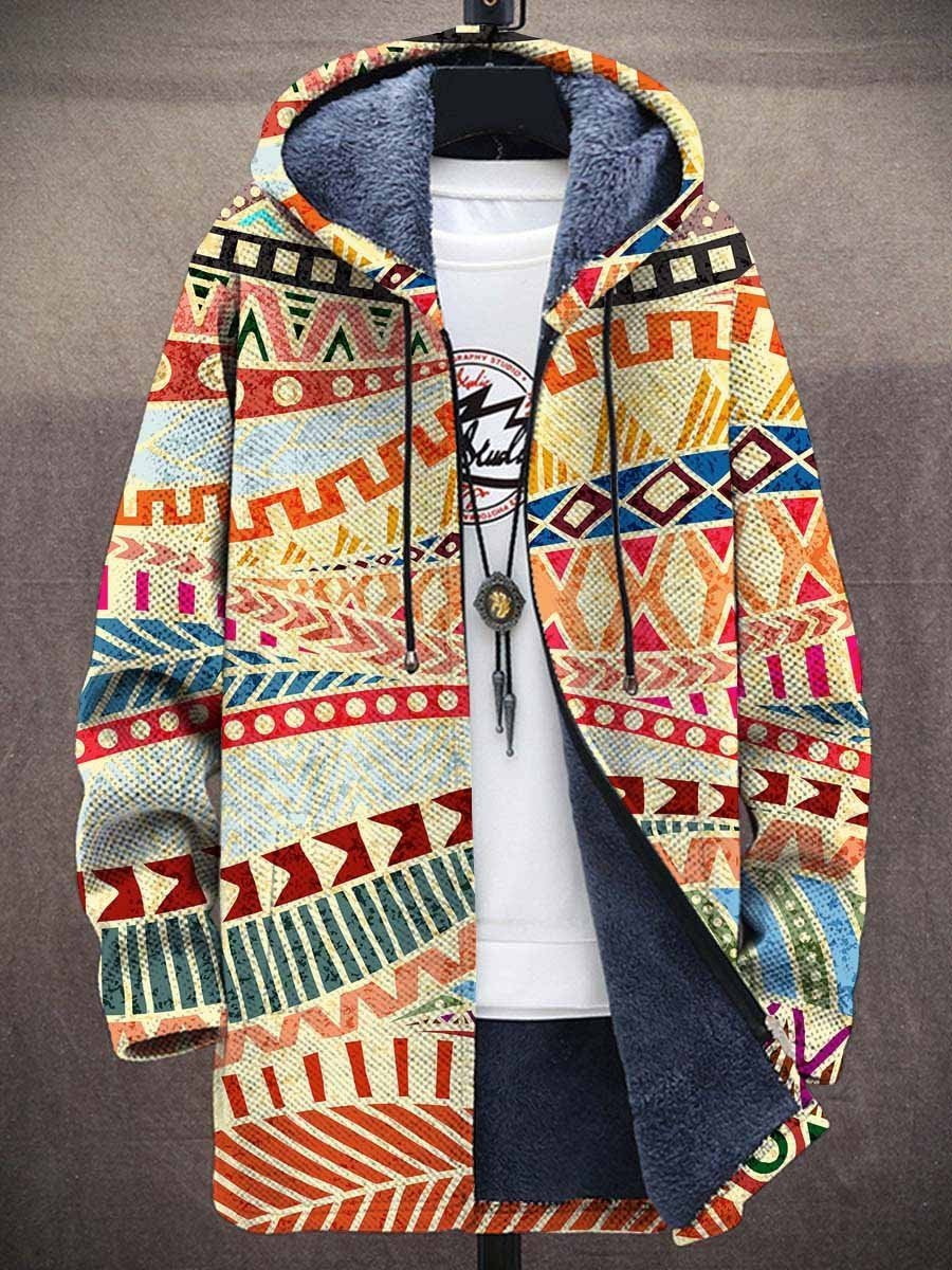 Hoodie Damen mit buntem Muster und praktischer Kapuze - 1 - Annoboutique