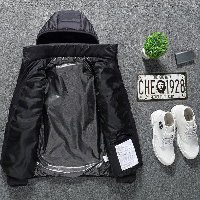 Kraftvolle Heizjacke für Herren mit Abnehmbarer Kapuze und Leichtgewicht Design - 2 - Annoboutique