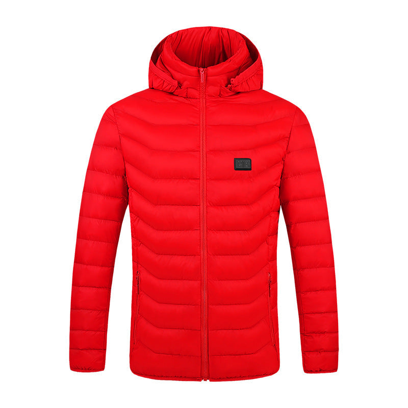 Wärmeisolierte Herrenjacke mit Abnehmbarem Kragen und Leichtbauweise - 1 - Annoboutique