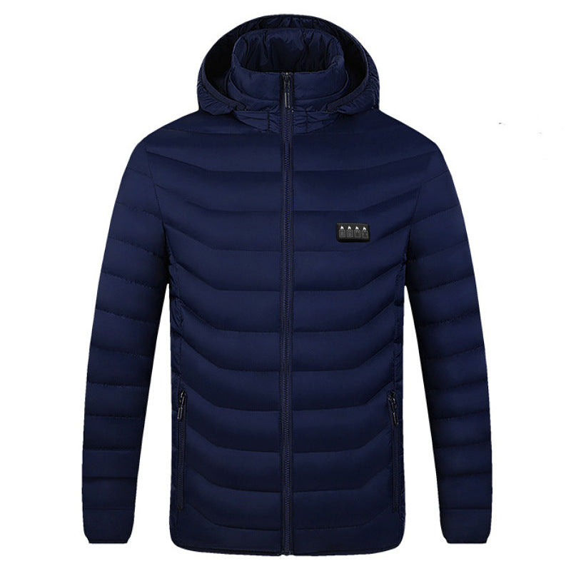Wärmeisolierte Herrenjacke mit Abnehmbarem Kragen und Leichtbauweise - 2 - Annoboutique