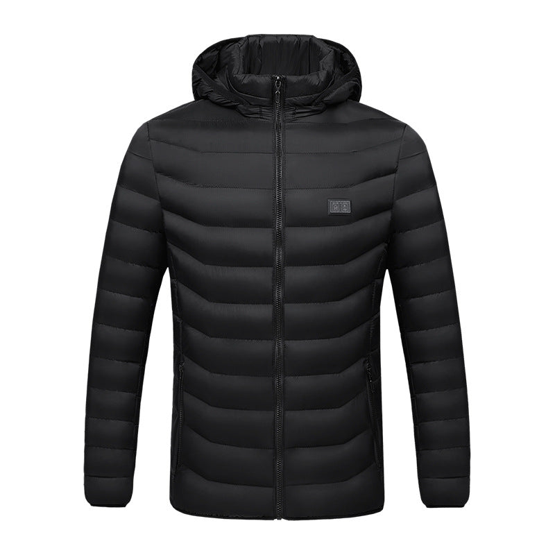 Wärmeisolierte Herrenjacke mit Abnehmbarem Kragen und Leichtbauweise - 3 - Annoboutique