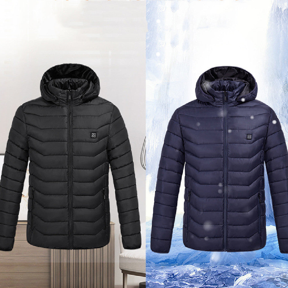 Wärmeisolierte Herrenjacke mit Abnehmbarem Kragen und Leichtbauweise - 4 - Annoboutique