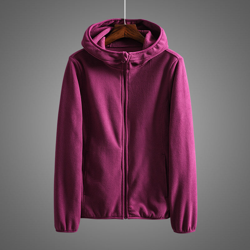 Damen Hoodiejacke mit Reißverschluss im Lässigen Schnitt - 1 - Annoboutique