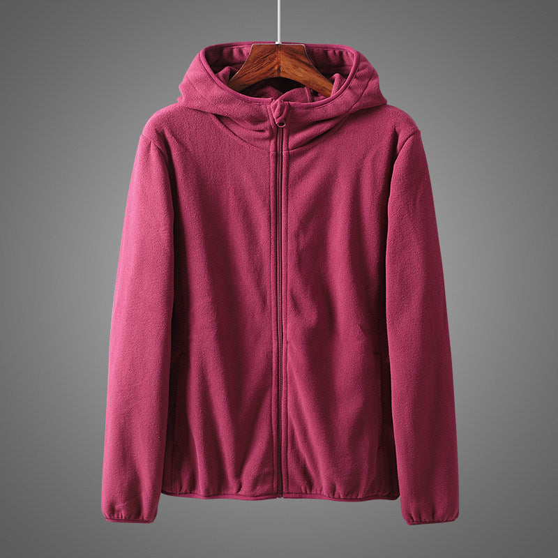 Damen Hoodiejacke mit Reißverschluss im Lässigen Schnitt - 2 - Annoboutique