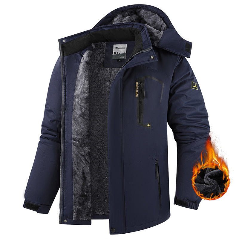 Moderne Herrenjacke im Regular Fit mit abnehmbarer Kapuze - 1 - Annoboutique