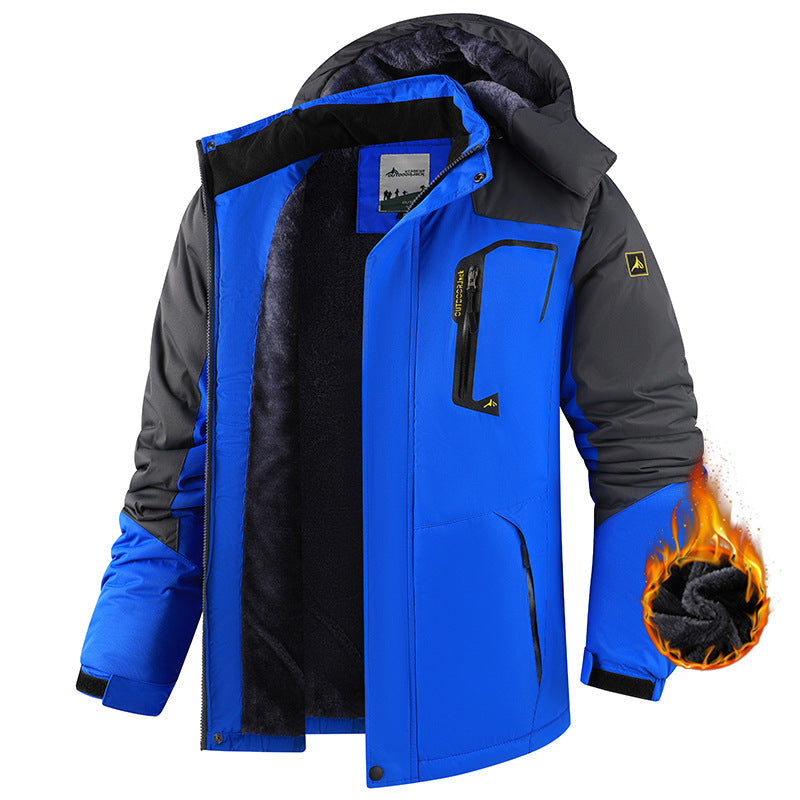 Moderne Herrenjacke im Regular Fit mit abnehmbarer Kapuze - 2 - Annoboutique
