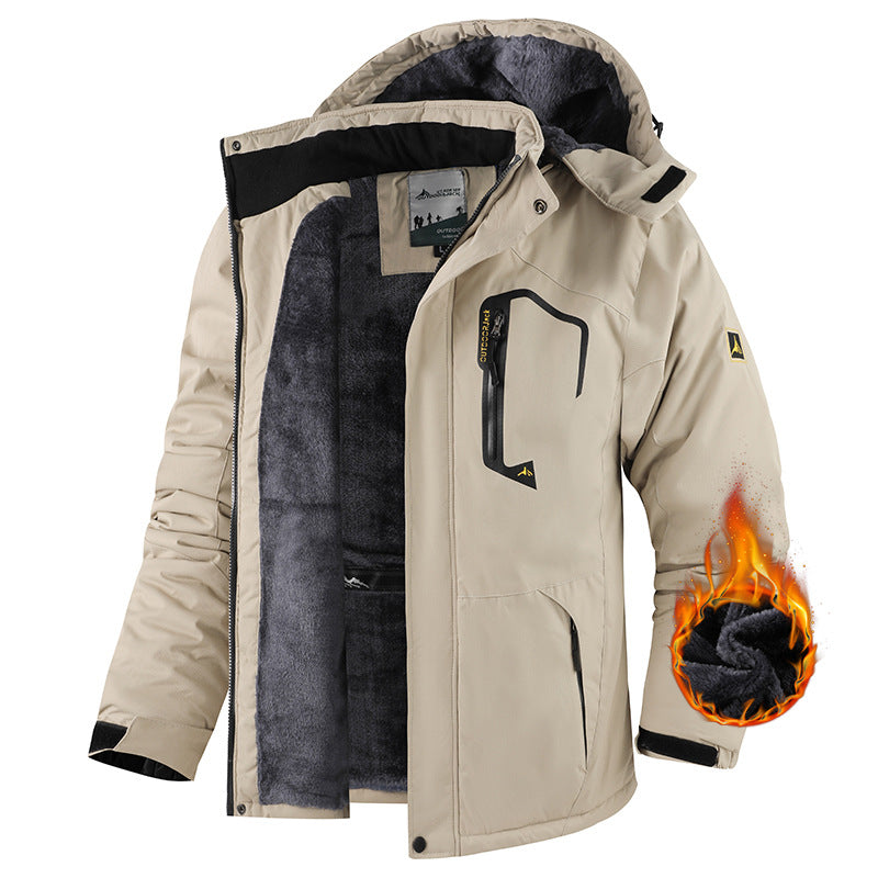 Moderne Herrenjacke im Regular Fit mit abnehmbarer Kapuze - 3 - Annoboutique