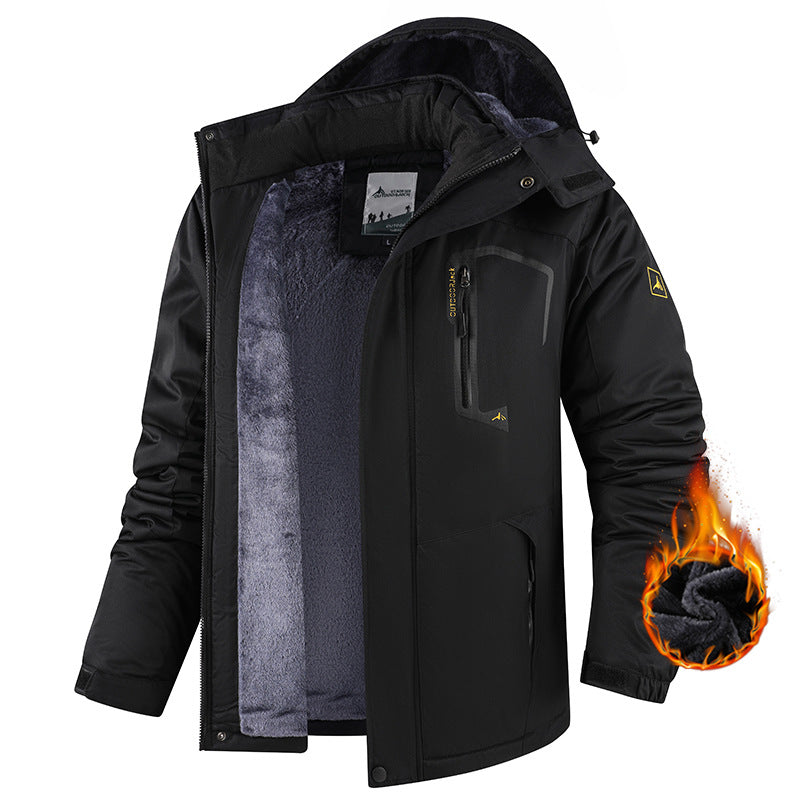 Moderne Herrenjacke im Regular Fit mit abnehmbarer Kapuze - 4 - Annoboutique