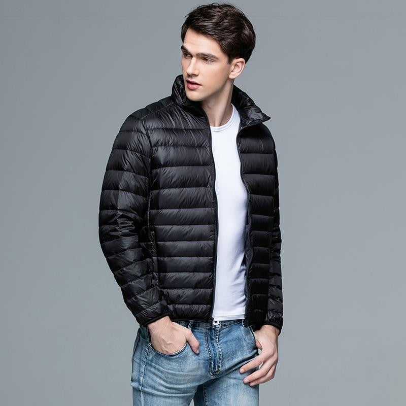 Moderne Herrenjacke im Slim-Fit-Design mit praktischer Reißverschlusstasche - 4 - Annoboutique